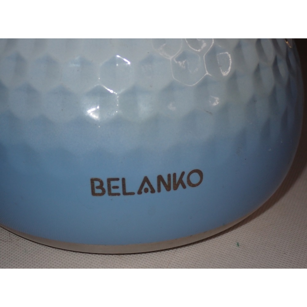Belanko Whistling Tea Kettle Blue Ombre Dimpled Stainless Steel OS - Picture 7 of 8